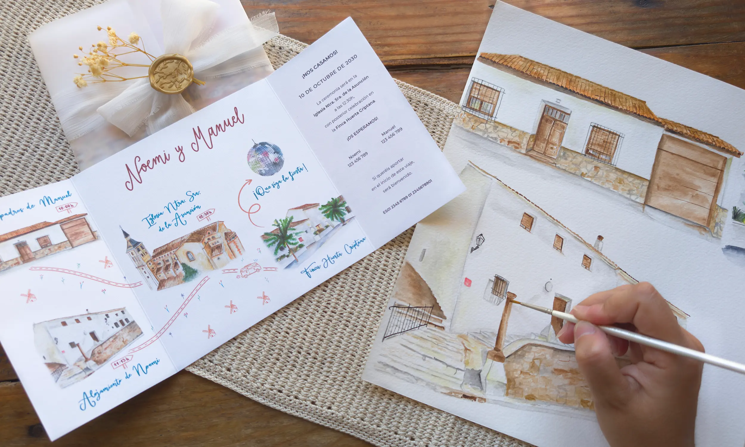 Papelería de boda personalizada