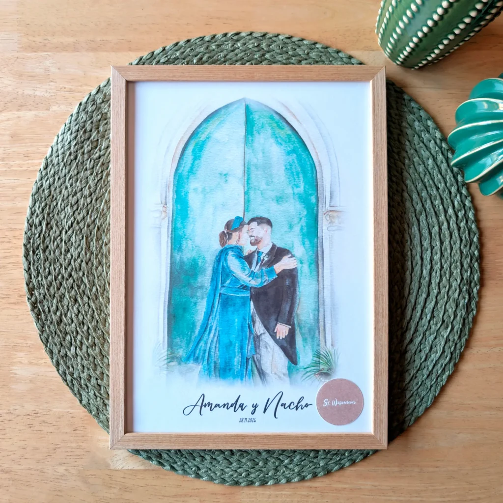 ilustración regalo personalizada